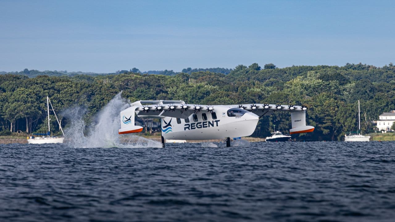 An electric plane that transforms into a boat just flew its first human-crewed flight — Viceroy Seaglider has a 15,000lbs MTOW and will fly up to 180 miles