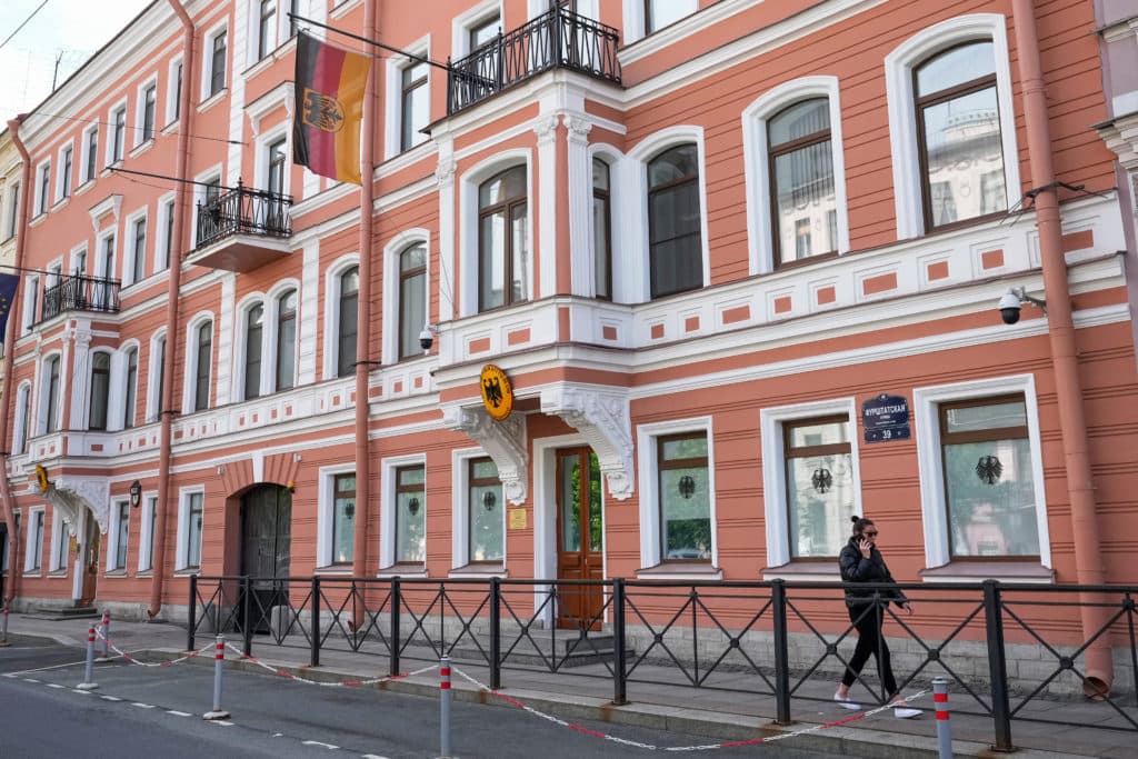 Russia shuts German consulate in St. Petersburg in tit-for-tat move after Leipzig drone incident
