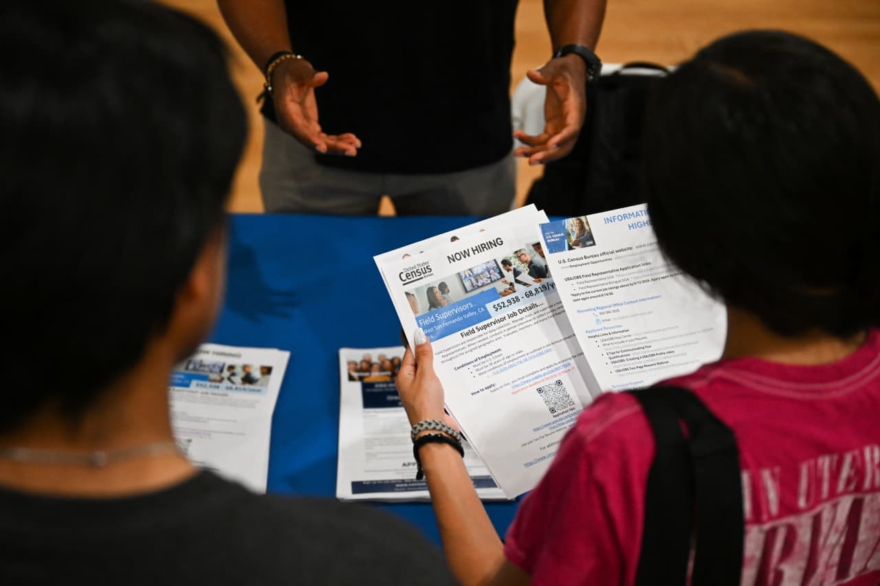 ADP says businesses create the fewest new jobs in 7 months. Hiring slowed in the summer.