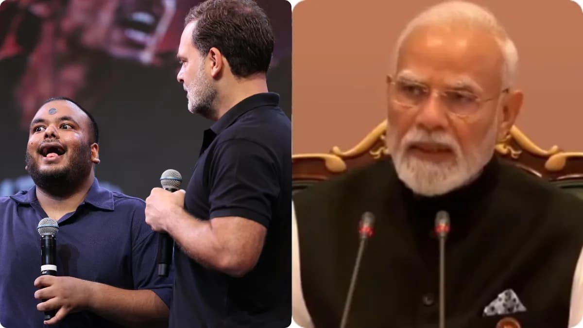 Rahul Gandhi Skit: మోడీపై రాహుల్ 'మై ఫ్రాండ్ ' స్కిట్ వైరల్..! చీప్, వల్గర్ అంటూ బీజేపీ ఫైర్..!