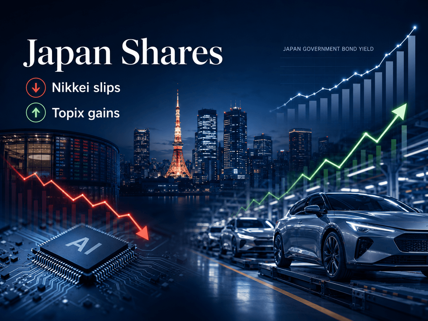 Global Market: Japan stocks see sector rotation as tech shares tumble 