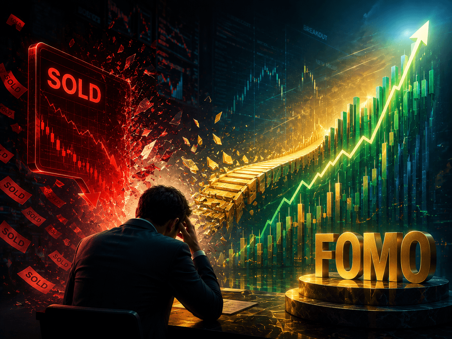 FOMO alert: Retail investors sold 1,051 stocks before they soared 36% on average 