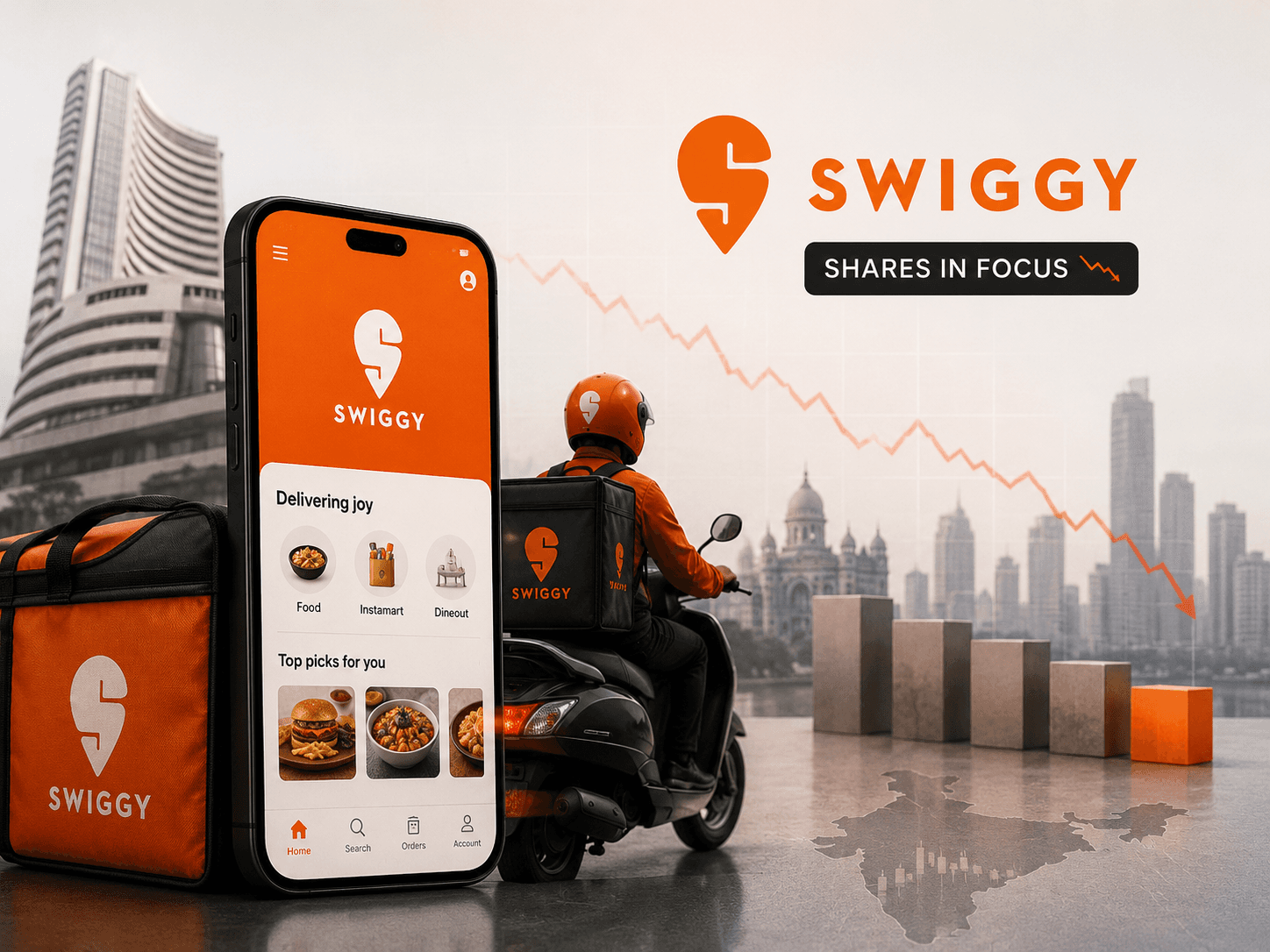 Swiggy shares drop 4%, market value down Rs 5,000 crore in 2 days. Here’s why 
