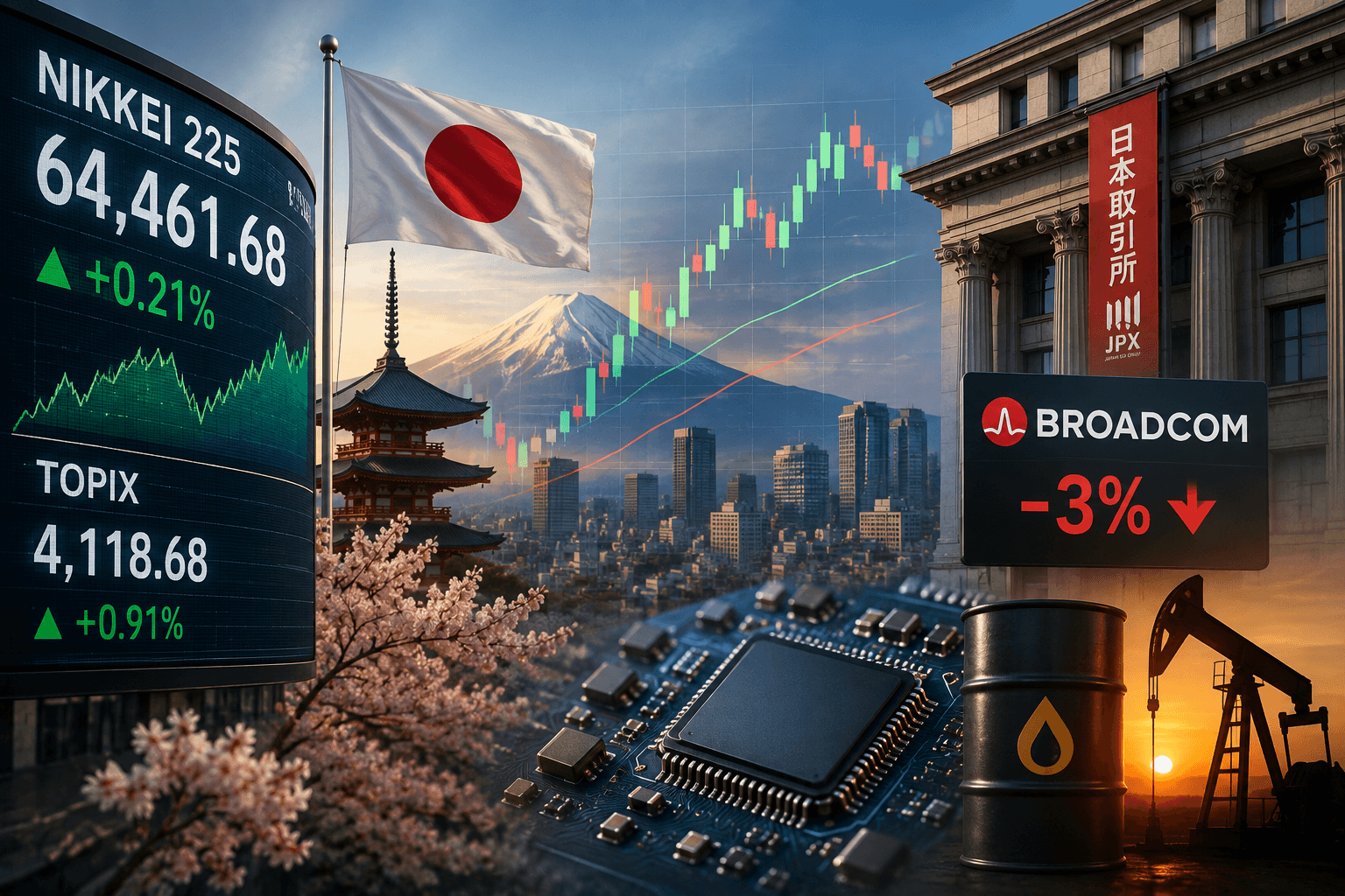 Global Market: Japan’s Nikkei struggles for direction as chip stocks weigh, bond yields fall 