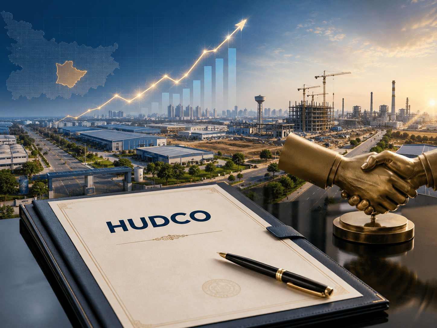 HUDCO shares jump 4% after signing Rs 25,000 crore MoU with Bihar government for infrastructure development 