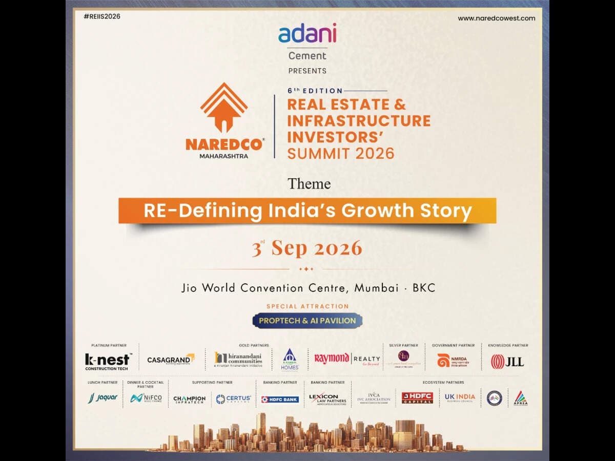 NAREDCO Maharashtra to host Real Estate &amp; Infrastructure Investors’ Summit 2026 (REIIS 2026) in Mumbai 