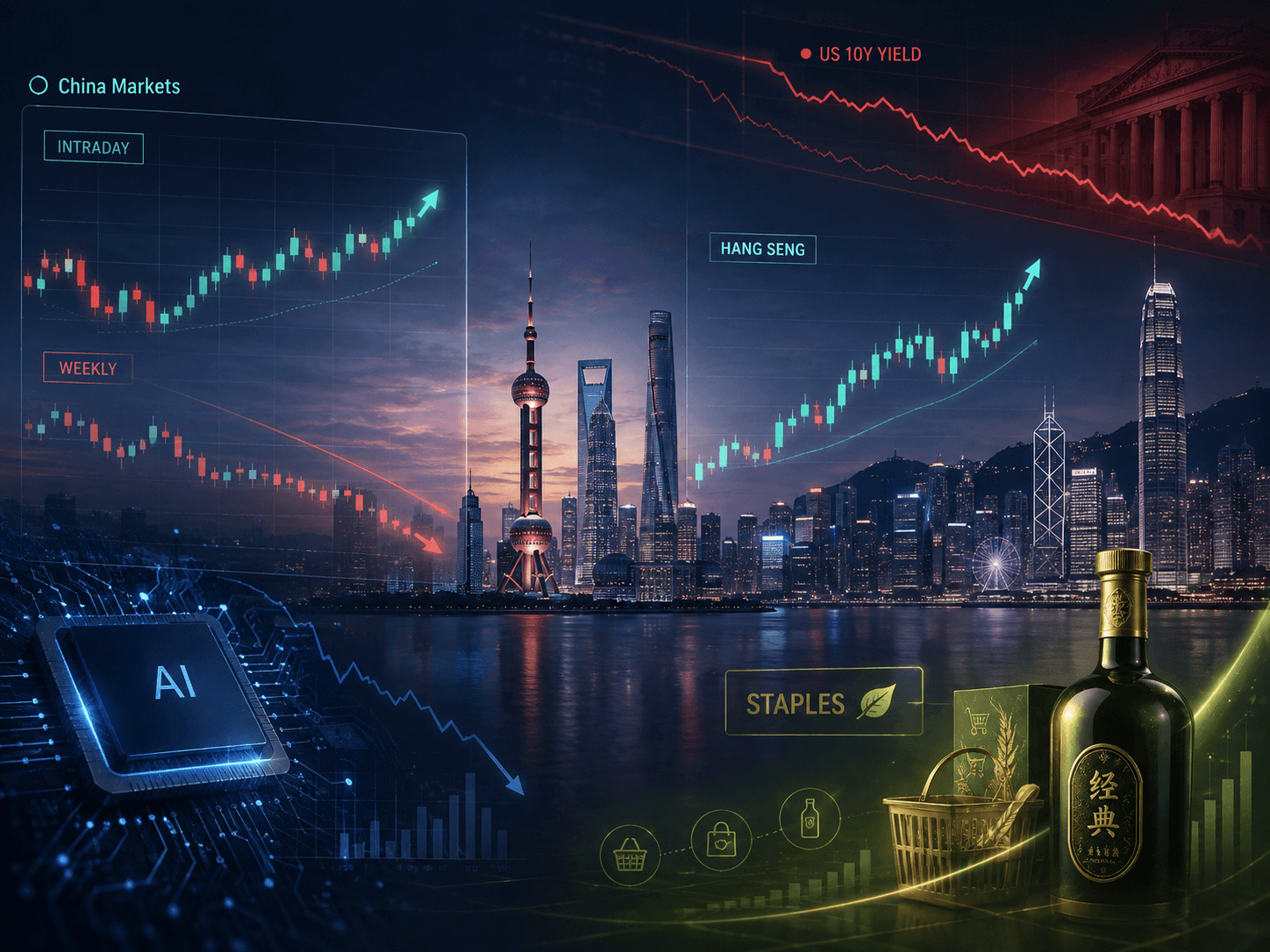 Global Market: China stocks rebound, but weekly loss looms as AI rally cools 