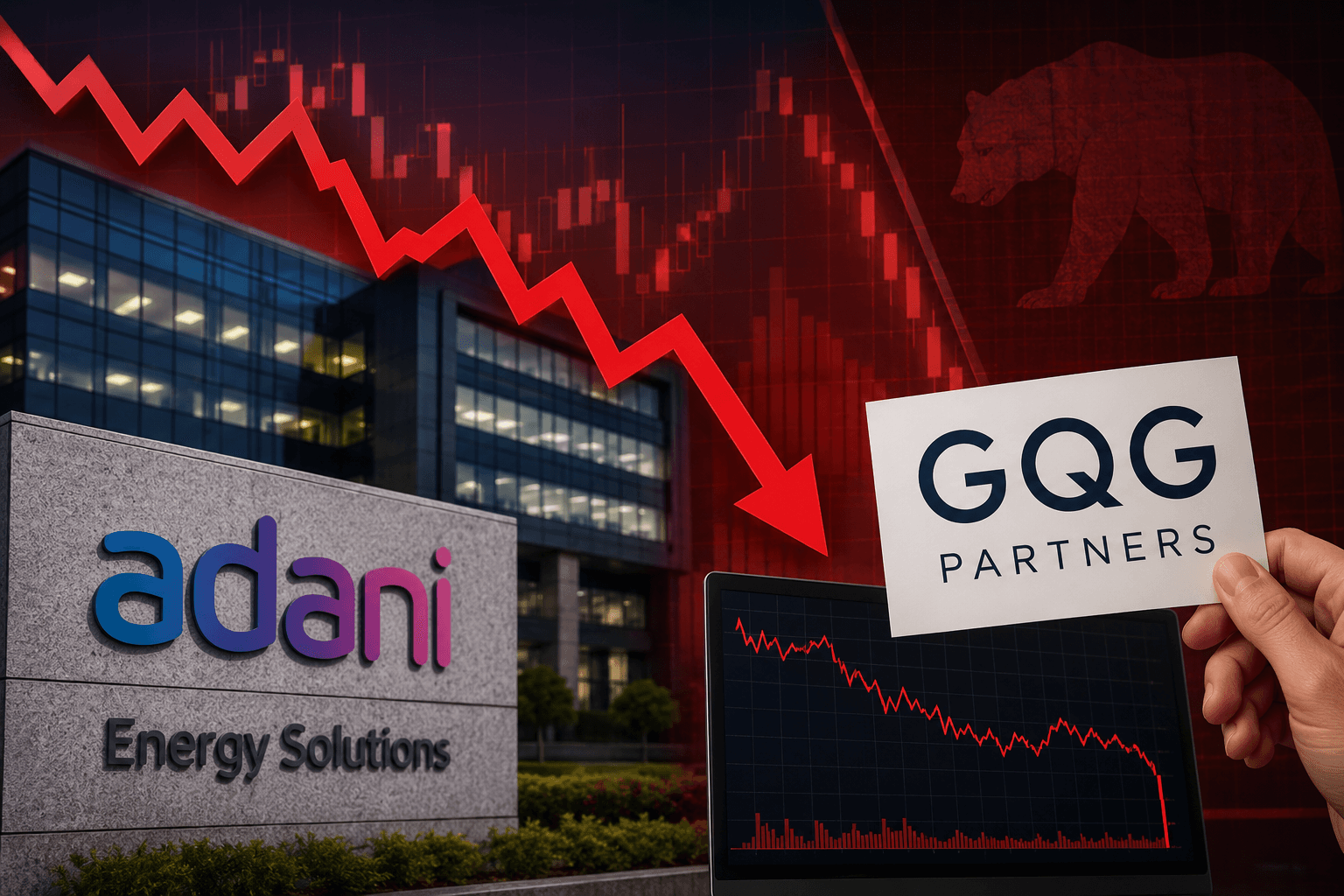 GQG sale of Adani Energy shares said to disrupt hedge fund bets 