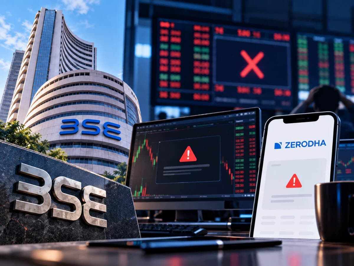 BSE suffers outage, Zerodha users complain of F&amp;O price not reflecting