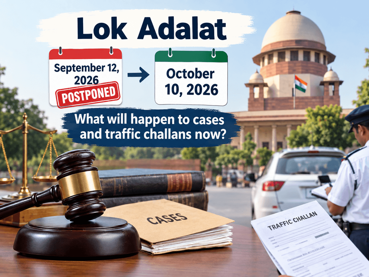 September 12, 2026 Lok Adalat in New Delhi postponed to October 10: What will happen to cases and traffic challans now?