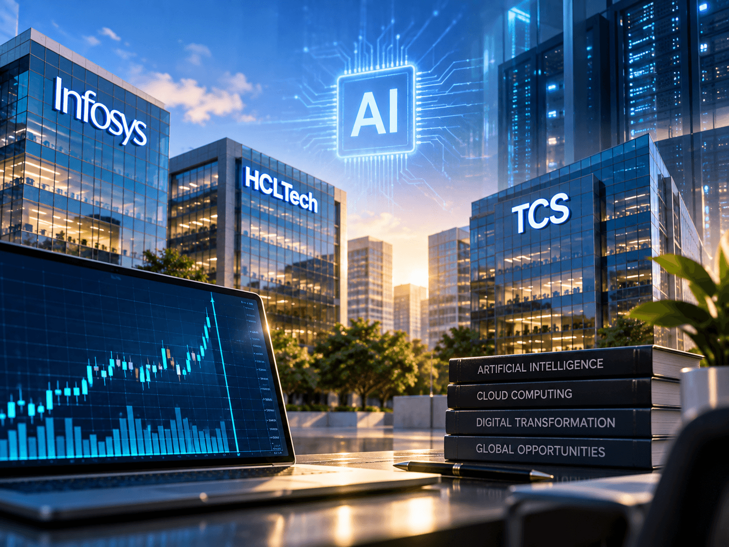 Infosys, HCLTech, TCS, other IT stocks soar up to 6%; Nifty IT rallies 5% as global AI slowdown calls boost sentiment