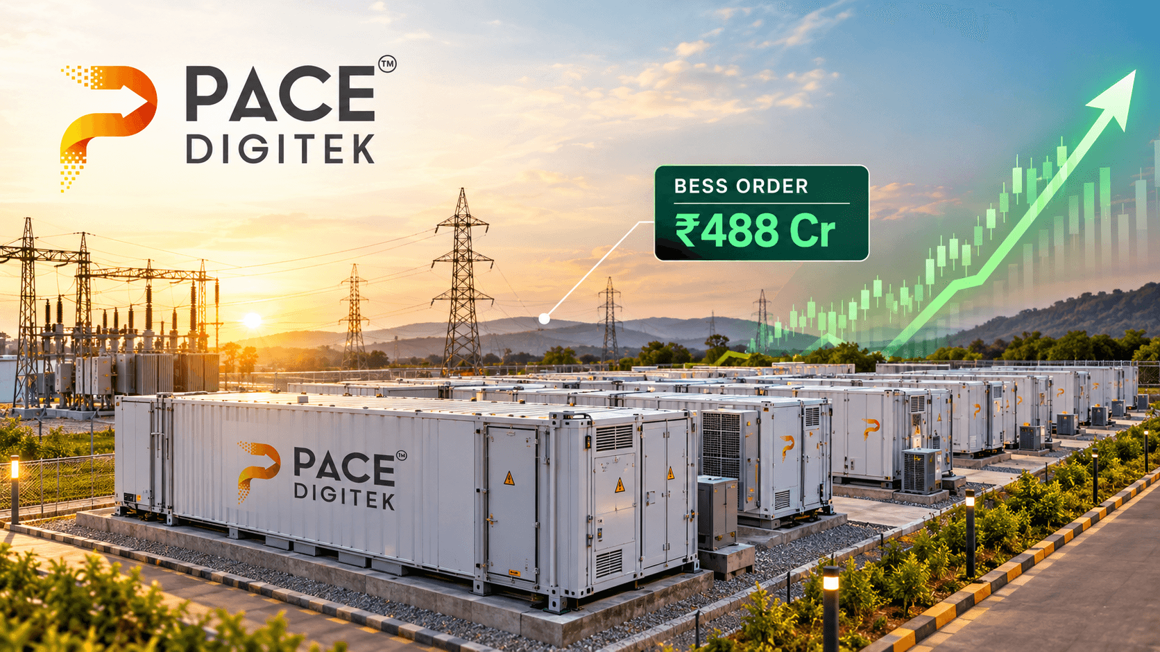 Pace Digitek shares jump 13% after subsidiary bags Rs 488 crore BESS order