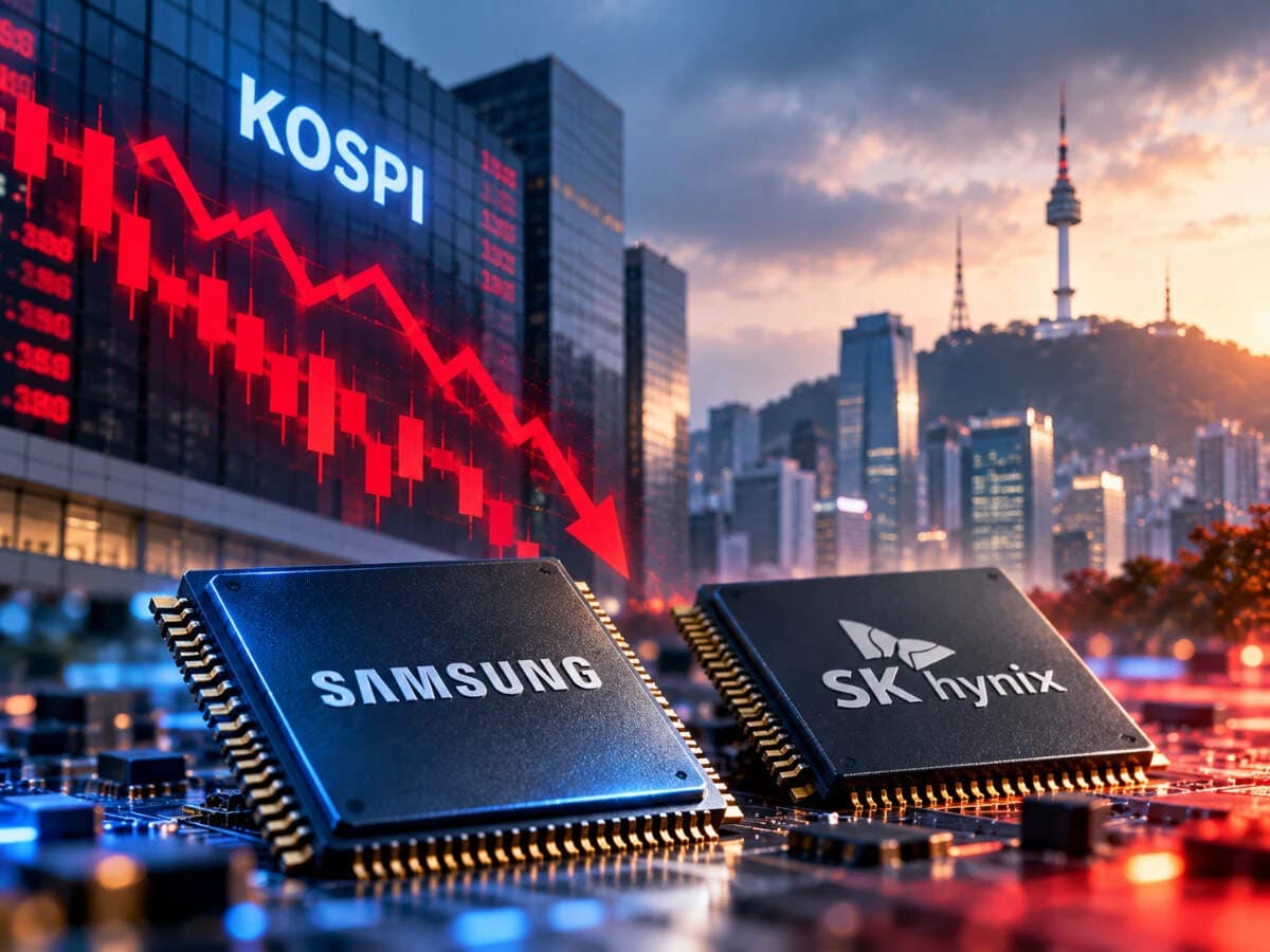 Global Market: KOSPI drops over 2% as Samsung, SK Hynix slide on yield concerns