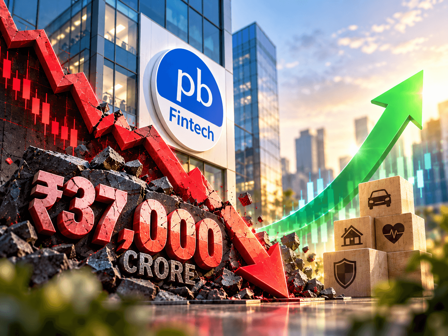 PB Fintech shares suffer Rs 37,000 crore shock in 4 days but Jefferies, Bernstein see up to 100% upside