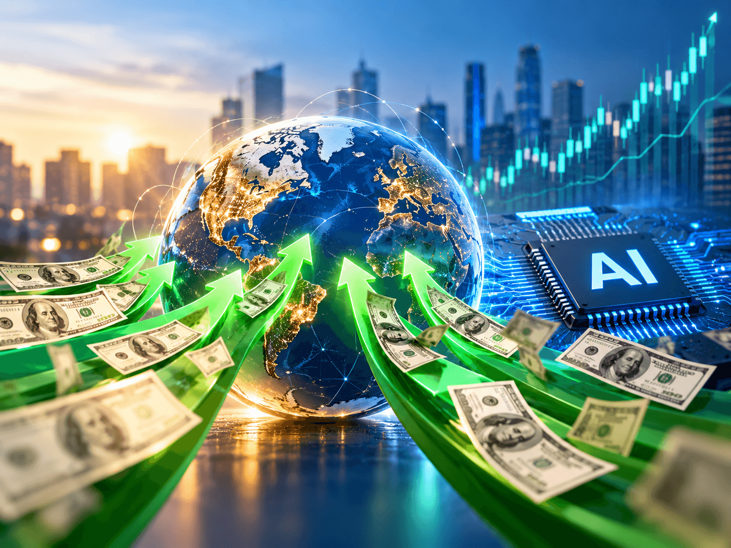 Global equity funds draw inflows for second week as AI optimism holds