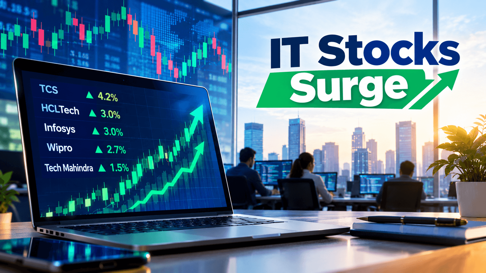 IT stocks surge despite US immigration curbs