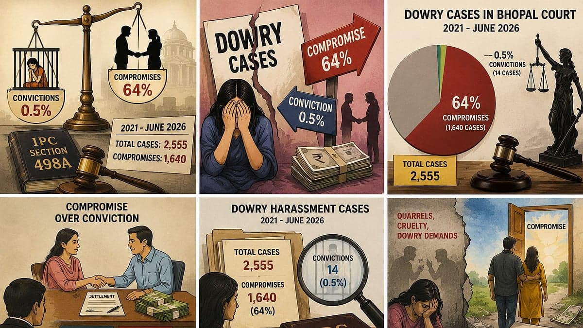Bhopal Dowry Cases: Only 14 Convictions In 3,187 Cases Since 2021, Over Half End In Compromise