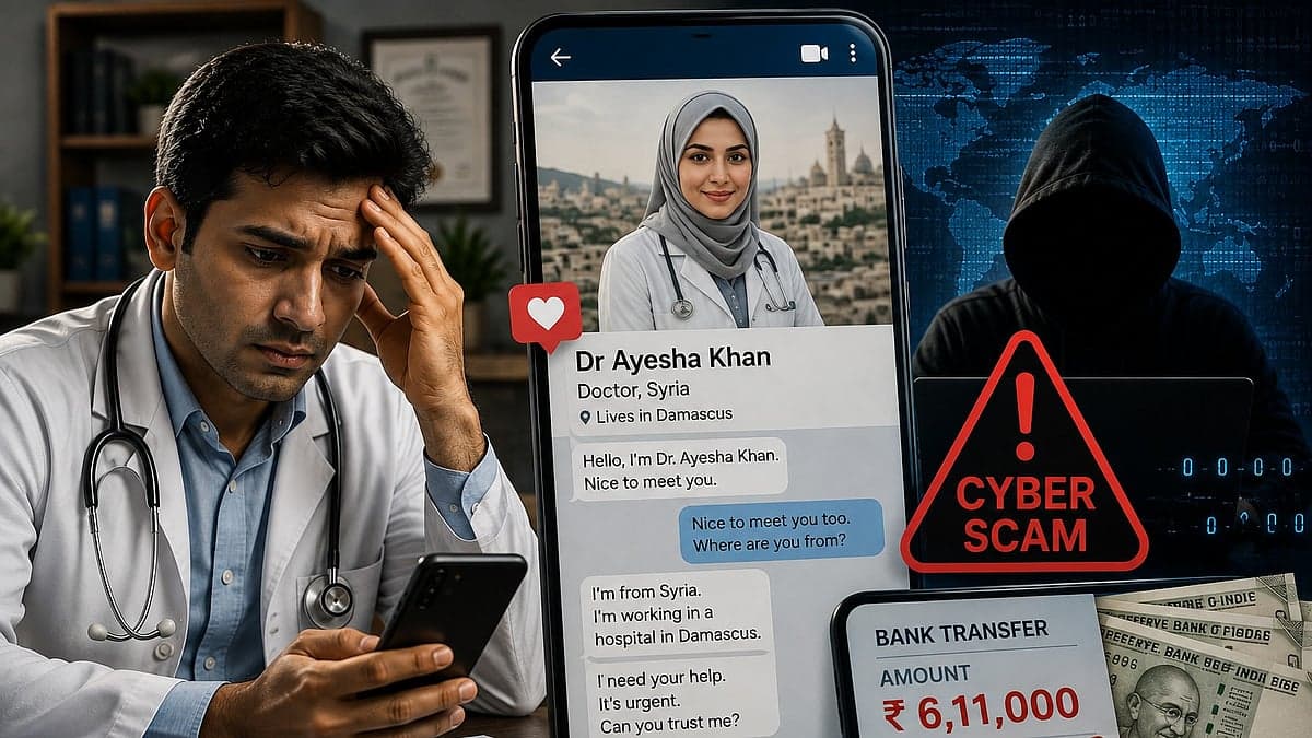 Fake ‘Syrian Doctor’ Befriends Doctor On Facebook, Dupes Him Of ₹6.11 Lakh In Indore