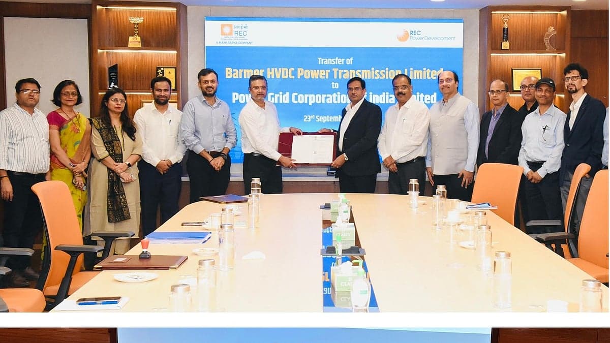 RECPDCL Hands Over Two Special Purpose Vehicles to Successful TBCB Bidders