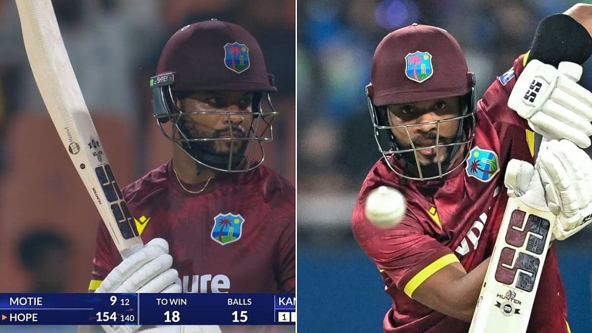 IND Vs WI 3rd ODI: Shai Hope's 162* Powers West Indies To Consolation Win In Mullanpur; India Seal Series 2-1