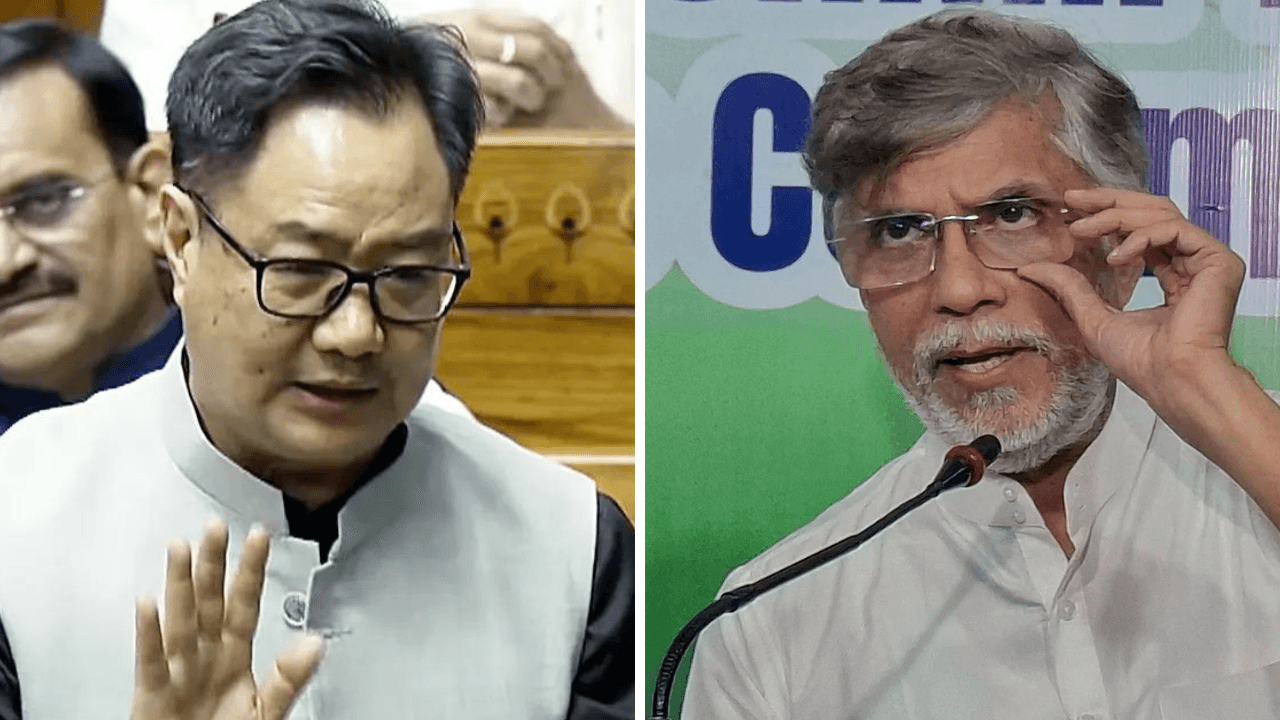 ‘Do you swim with full suit?’ Rijiju hits back at Khera for mocking swimming video