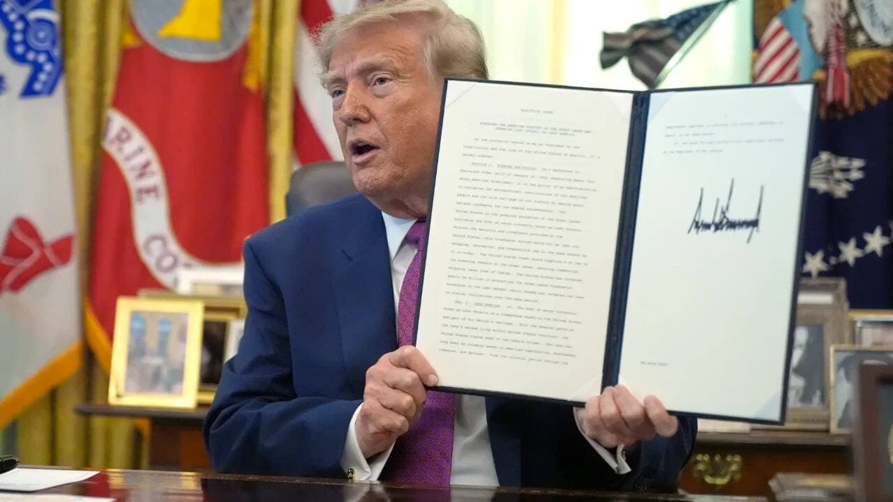 Trump Redraws the Map: Lake Ontario Renamed ‘Lake America’