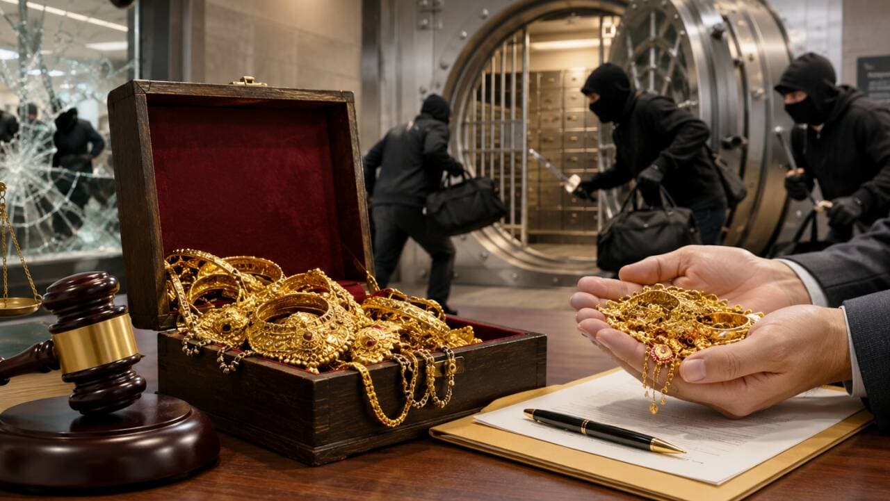 Gold pledged for loan stolen in bank robbery: How borrower won case for full value