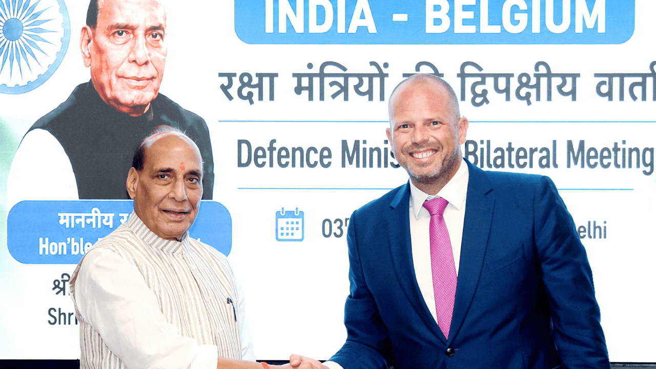 Don’t share any sensitive tech with Pak, Rajnath asks Belgian minister