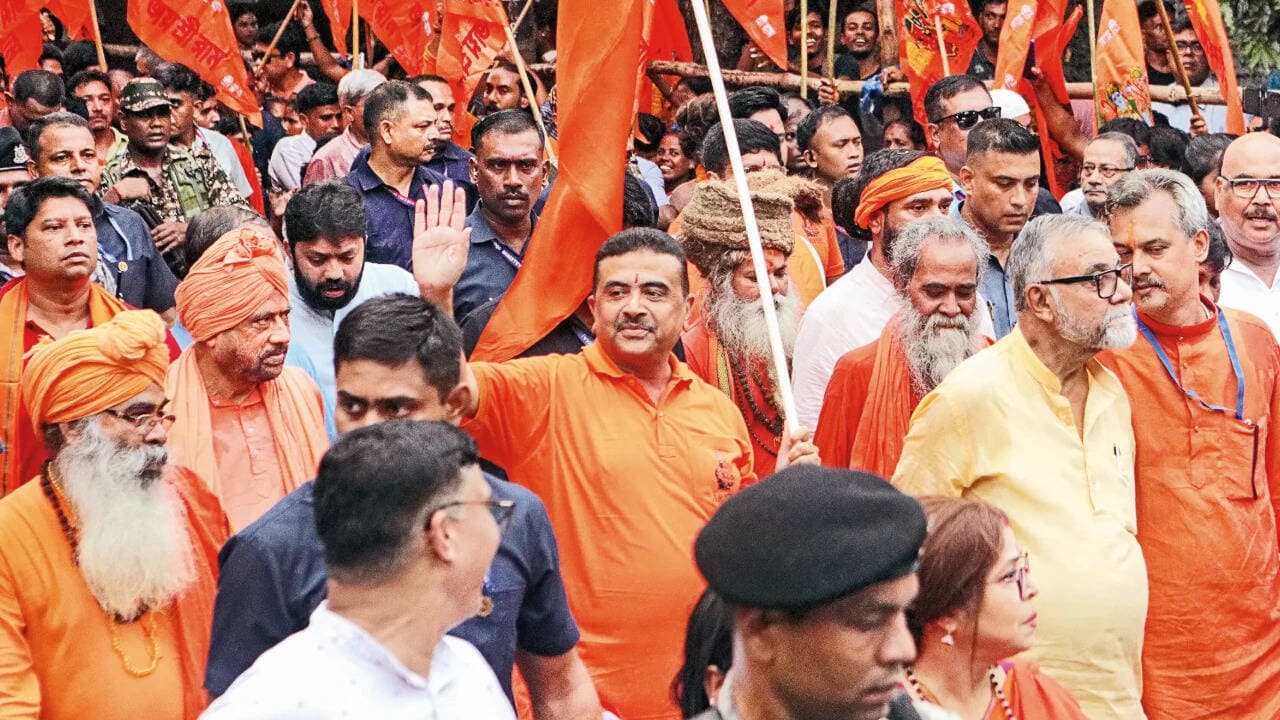 'Will respond like Bose, not Gandhi': Adhikari's warning to Jadavpur 'anti-nationals'