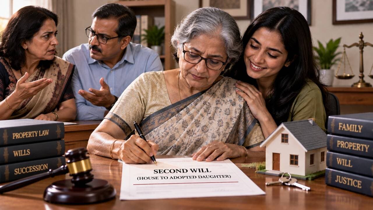 She willed house to sister, revoked it; HC upholds second Will for adopted daughter