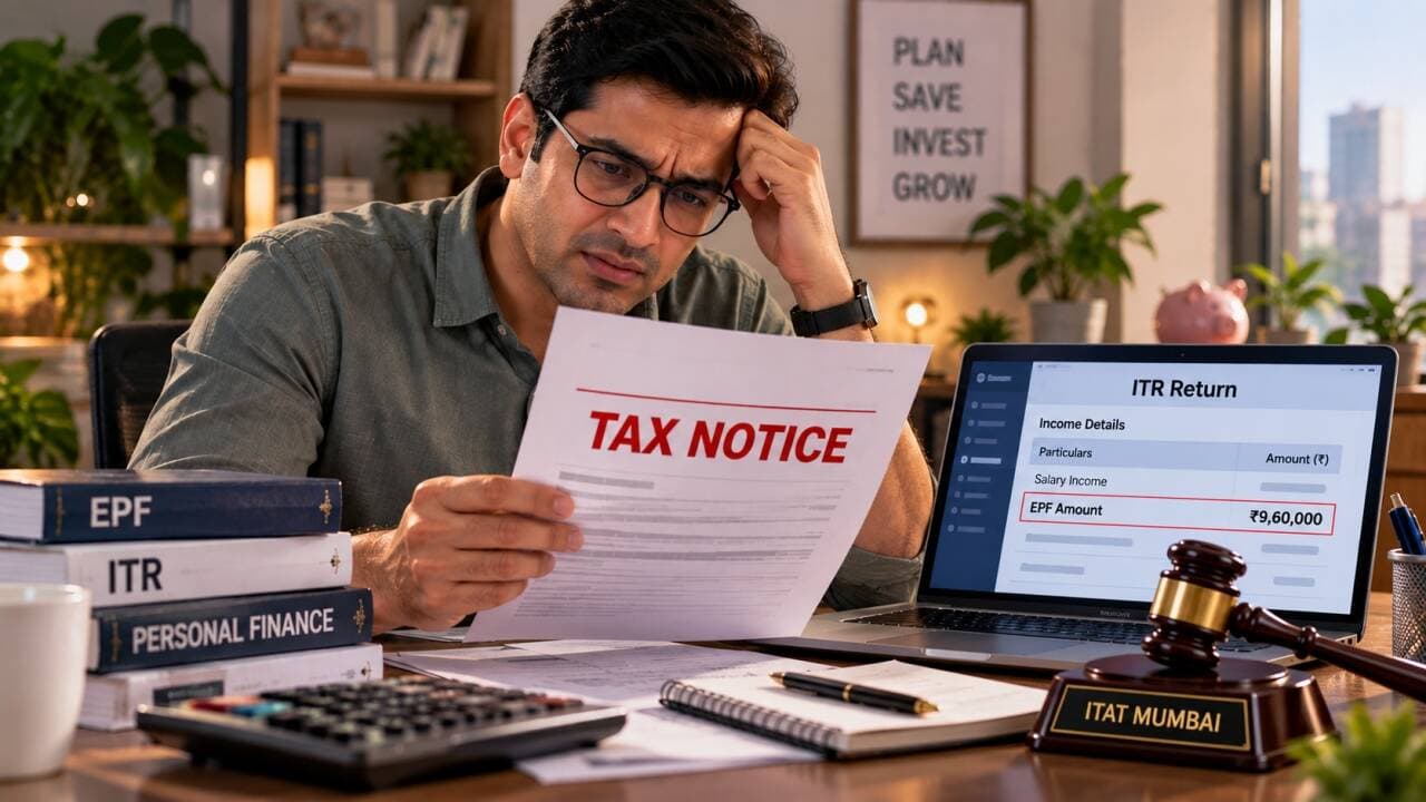 He wrongly showed Rs 9.6 lakh EPF interest in ITR, taxman added it; ITAT gives full relief