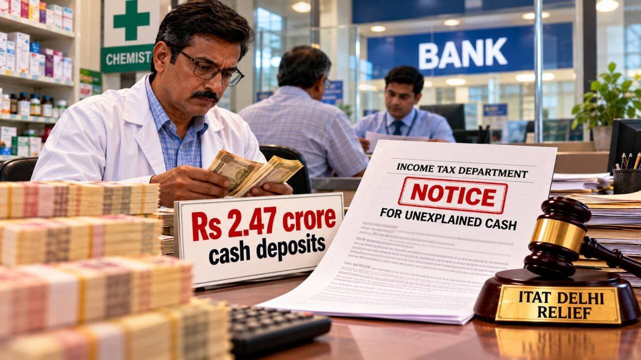 Rs 2.47 crore cash deposit triggers tax notice: Why ITAT Delhi ruled in favour of assessee