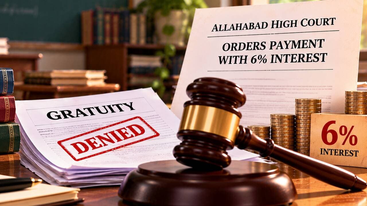 Teacher denied gratuity for working past 60; Allahabad HC orders payment with 6% interest