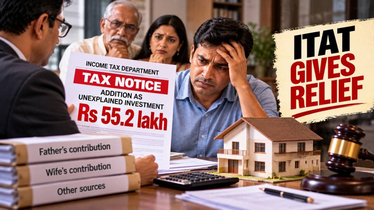 Man buys property with father &amp; wife, gets Rs 55.2 lakh addition notice; what ITAT said