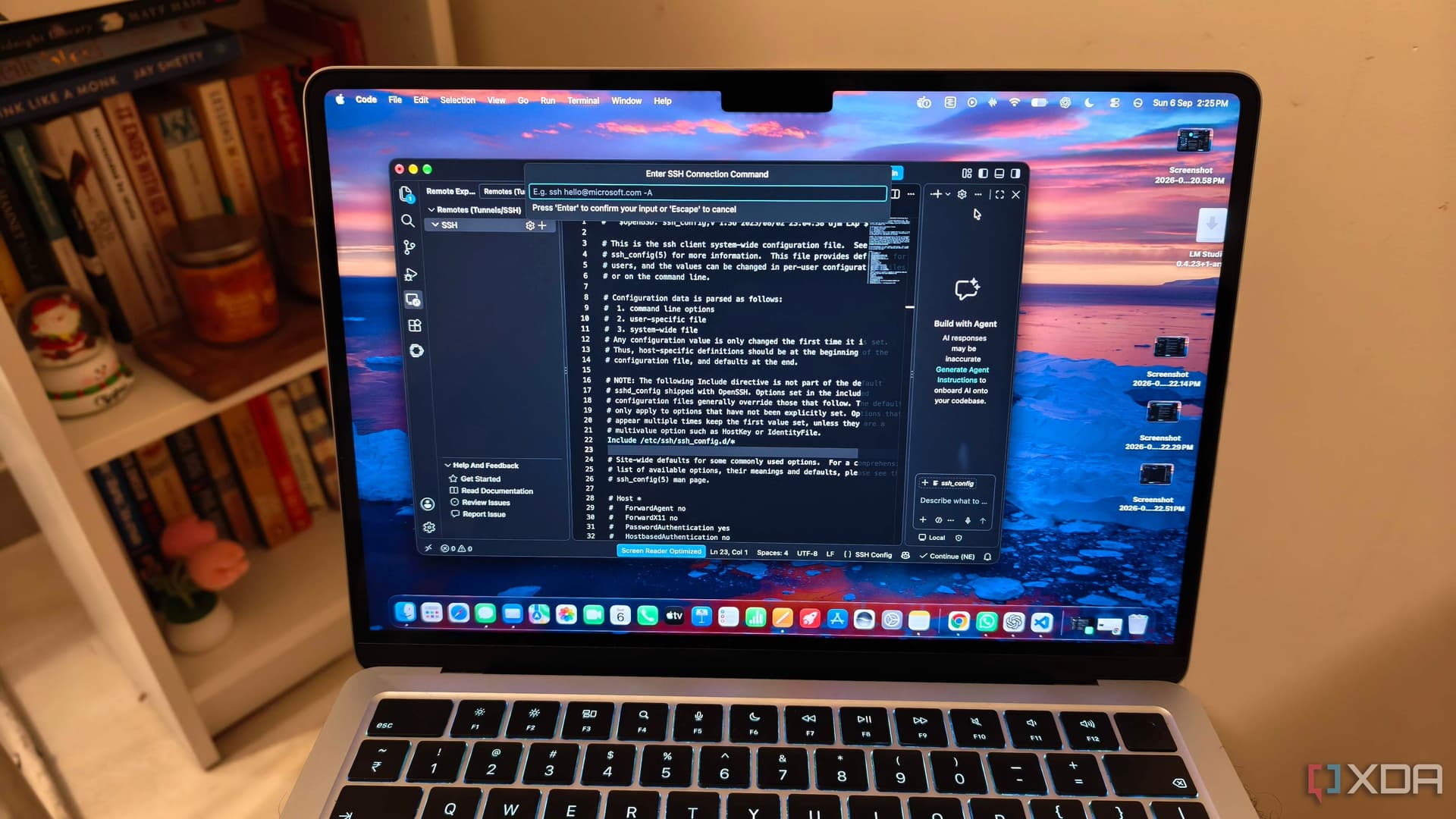 I used VS Code's remote development feature to turn my old laptop into a lightweight coding terminal