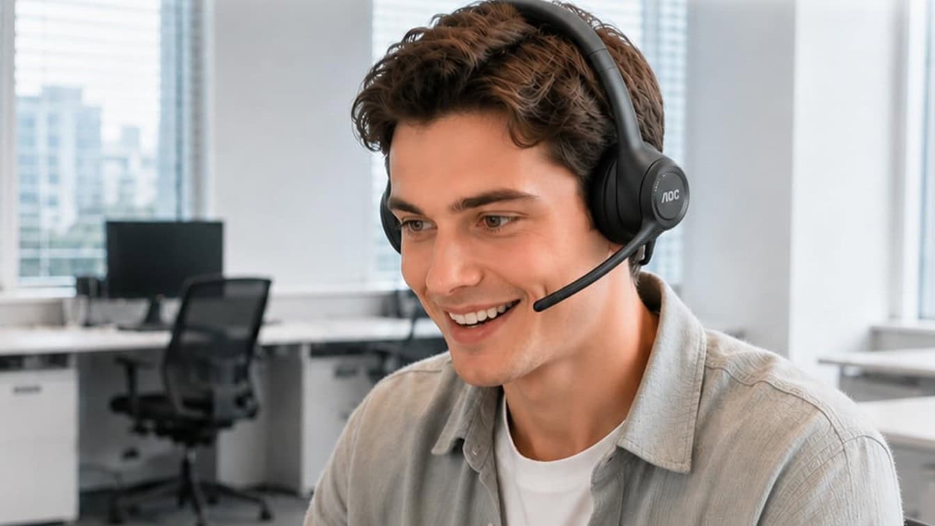 AOC Drops Popular Wireless Work Headset to Bargain Price