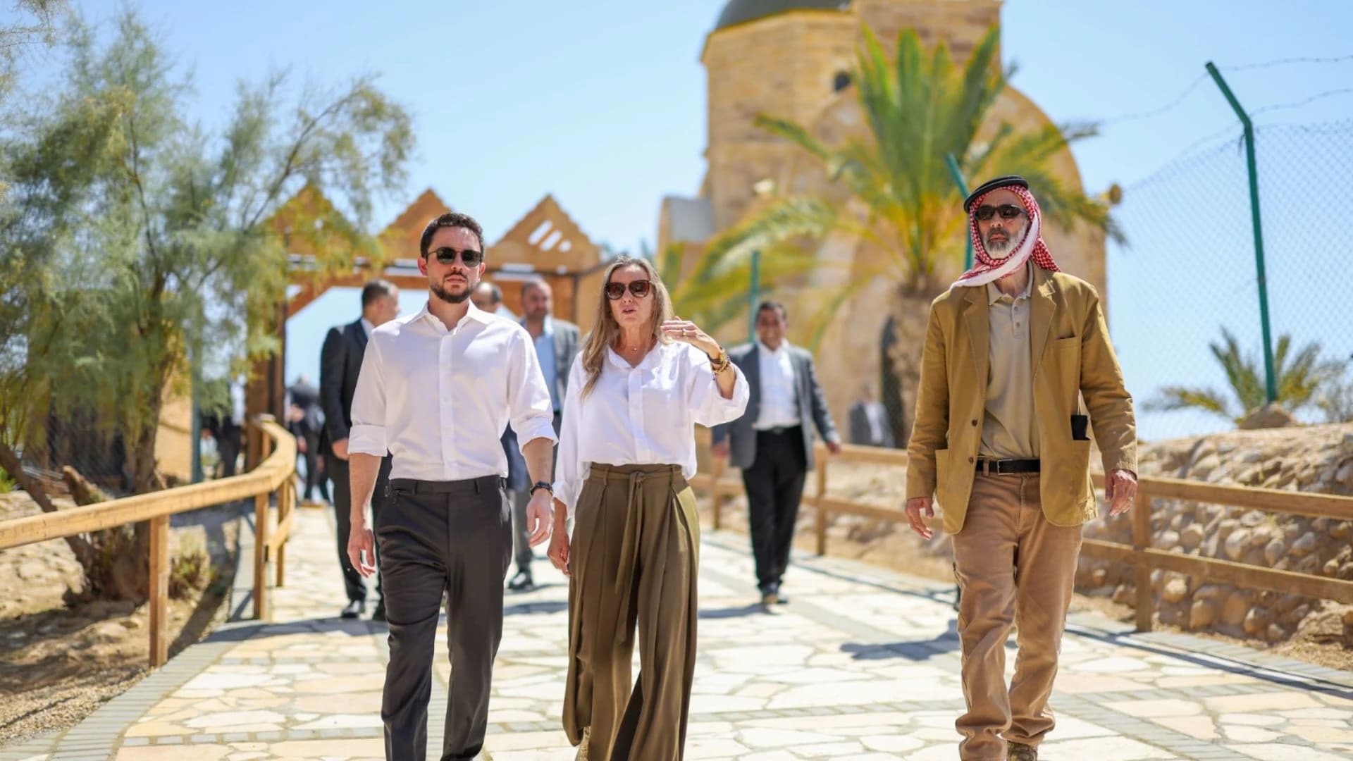 Jordan’s crown prince reviews preparations for 2,000th anniversary of Jesus’ baptism