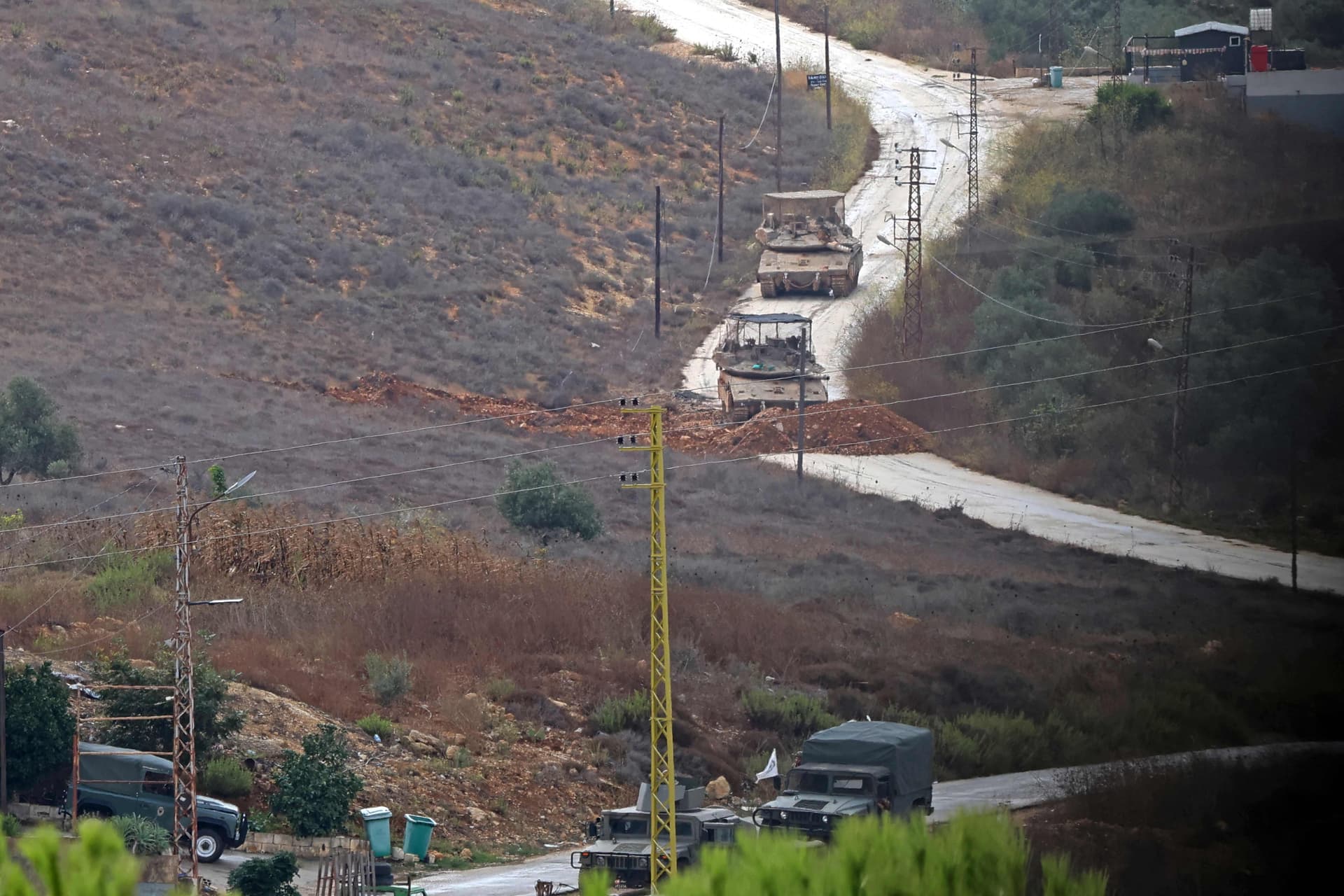 Israeli, Lebanese armies face off in village after Israel advances