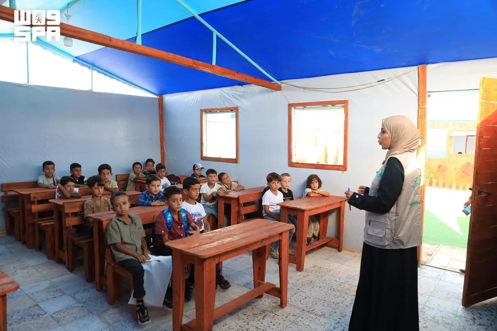 Saudi-backed Makkah School welcomes students in Gaza
