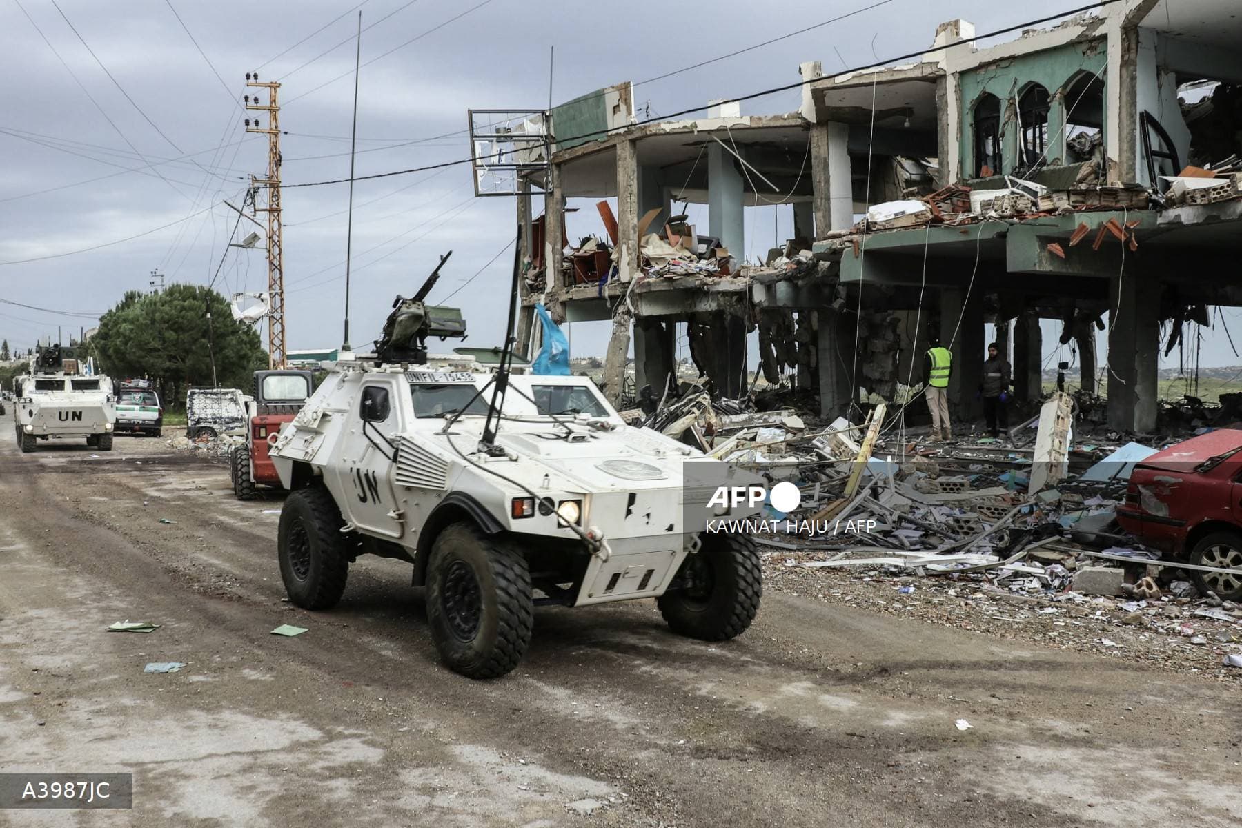 UN peacekeeping force says shots fired at post on Israel-Lebanon border