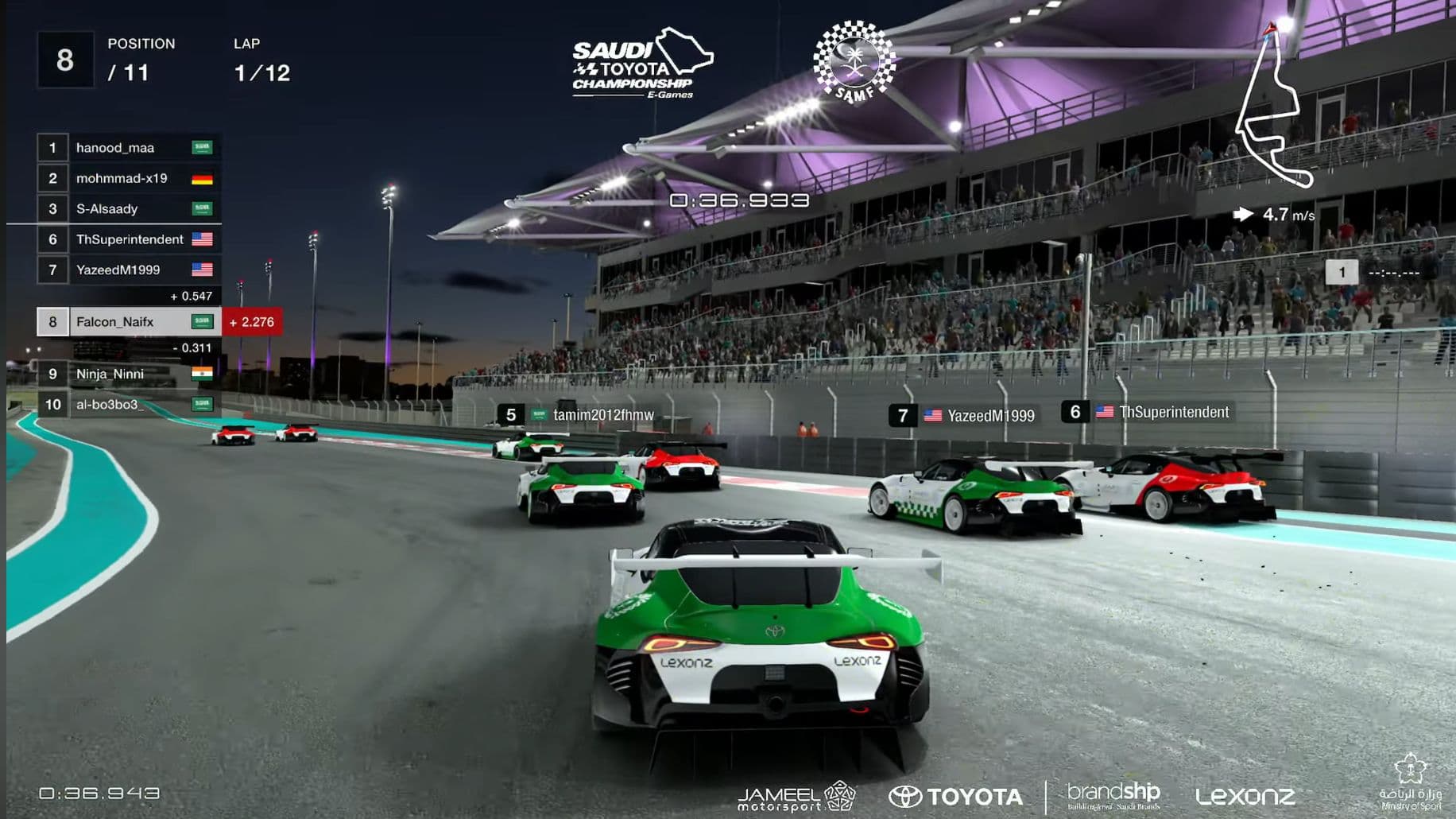 Naif Al-Faleh takes early lead in Saudi Toyota Championship E-Games