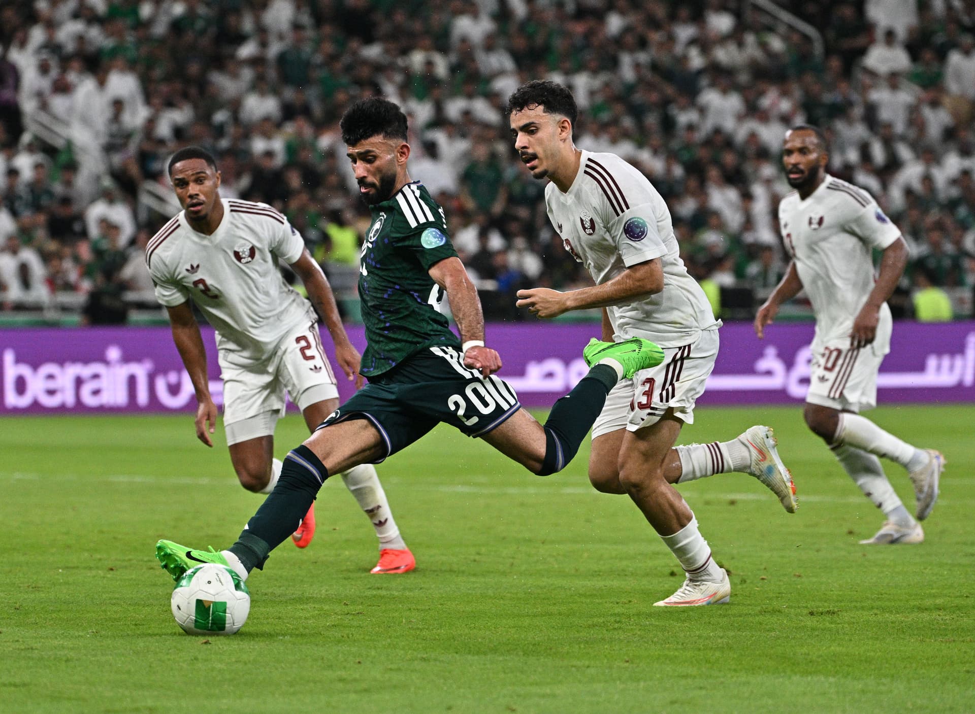 Saudi Arabia beat Qatar on penalties to reach Arabian Gulf Cup final