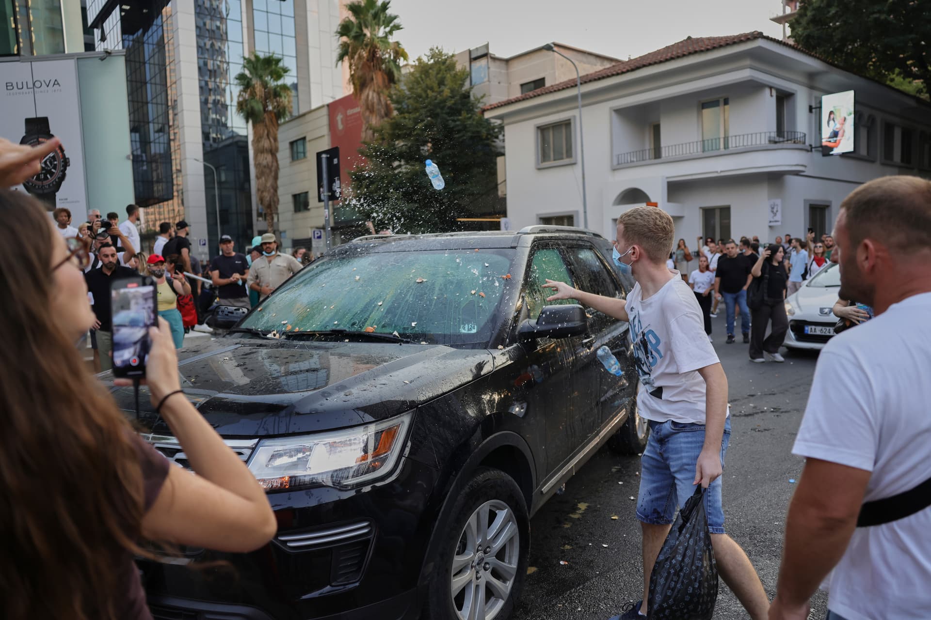 Albanian Police Clash With Protesters Over Trump-Linked Resort