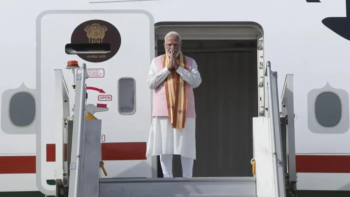PM Modi arrives in Uzbekistan on two-day official visit
