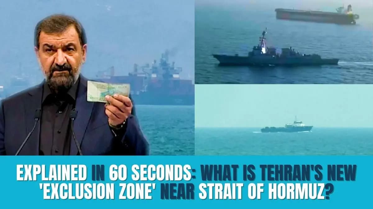 Explained in 60 seconds: What is Iran’s new ‘exclusion zone’ near Strait of Hormuz?