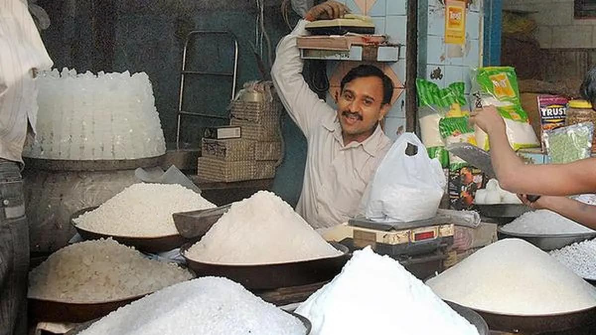 Retail sugar prices ease below ₹60 a kg in Kolkata and Mumbai