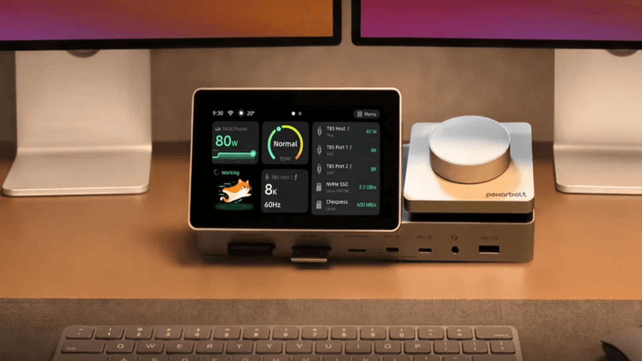 Lexar just launched the coolest Mac dock ever — massive 22-in-1 dock includes an NVMe slot and 10GbE networking