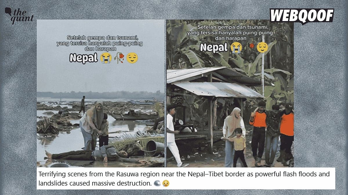 Clips From an Indonesian TV Show Shared as Visuals of Nepal Floods