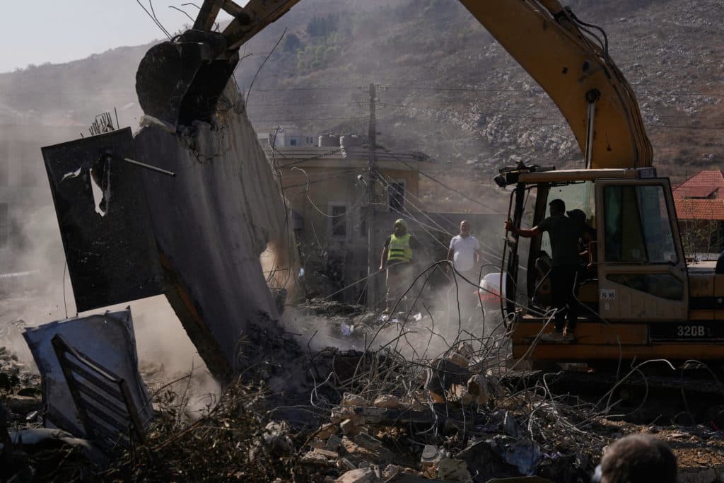 Israeli airstrikes on a village in southern Lebanon kill 12 people, including 2 children