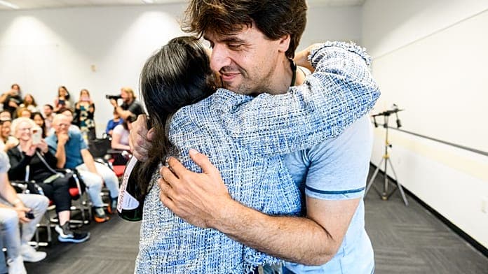 Moment US scientist tells his children he won the Nobel Prize